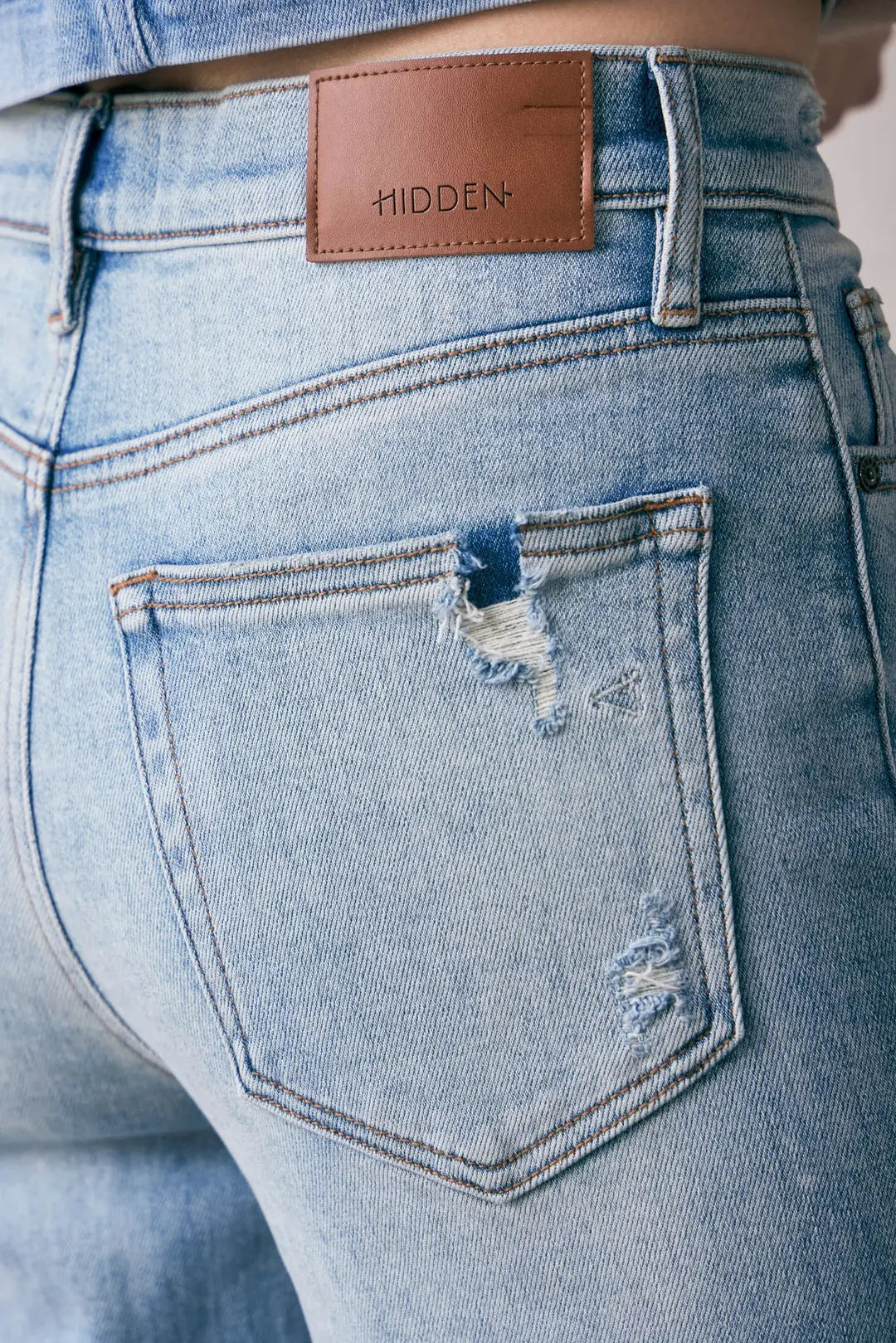 Logan Saltwater Distressed Dad Jean