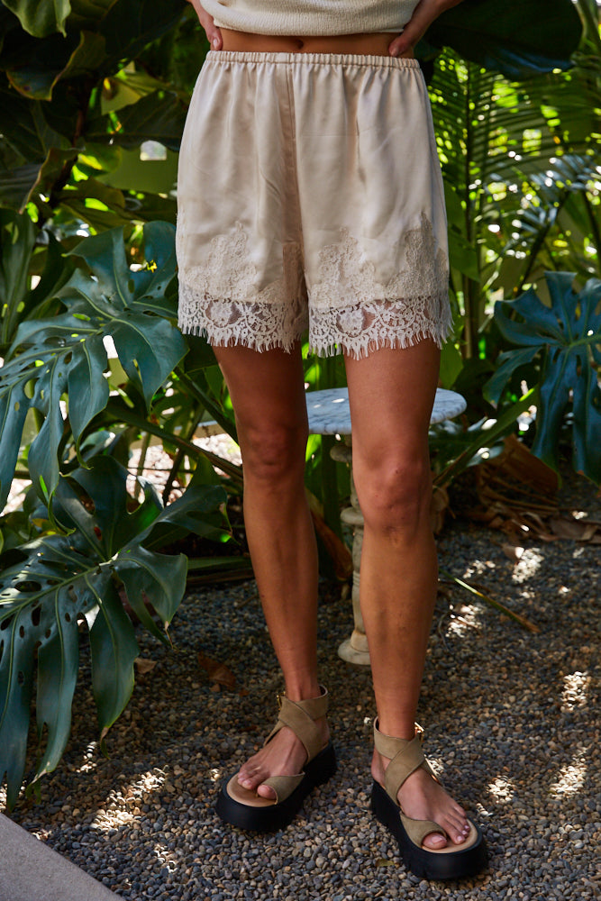 Pearl Pacific Lace Shorts