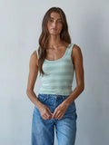 Seafoam Stripe Tank